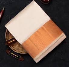 [DH0028] Traditional Dhoti - Plain - Red - Cotton - 3.0m