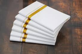 Festive Dhoti - Plain - Black - Cotton - 3.0m (White, 3.6 m)