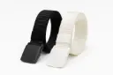 Men Casual Black, White Nylon Belt